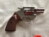 COLT DETECTIVE SPECIAL, 38 SPC. CAL., 2” BARREL, SCARCE BRIGHT NICKEL, NEW UNFIRED IN THE BOX WITH OWNERS MANUAL, HANG TAG - 2 of 4