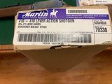 MARLIN 410 GA.
LEVER ACTION, 22” BARREL, WALNUT STOCK, NEW IN THE BOX - 5 of 5