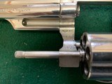 SMITH & WESSON 19-3 357 MAGNUM, 4” PINNED BARREL, BRIGHT NICKEL, HIGH COND. - 4 of 5