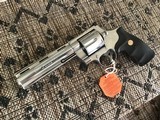 COLT ANACONDA 44 MAGNUM, 6” STAINLESS, NEW IN THE COLT PICTURE BOX WHICH THE EARLY ANACONDAS CAME IN - 4 of 6