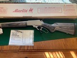 MARLIN 1895 MXLR, 450 MARLIN CAL., JM STAMPED, 24” BARREL, STAINLESS, BLACK/GRAY LAMINATE STOCK, NEW IN THE BOX - 2 of 5