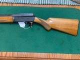 SOLD——BROWNING BELGIUM A-5 LT-20 GA., 28” MOD., VENT RIB, ROUND KNOB STOCK,MFG. 1966, HIGH COND. - 2 of 5