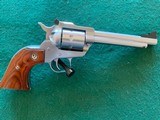 RUGER SINGLE 7, 327 FEDERAL CAL., 5 1/2” BARREL, STAINLESS, 99% COND. - 1 of 4