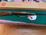 RUGER 77 RS, FLAT BOLT, 284 WIN. CAL. NEW IN THE BOX WITH RINGS - 1 of 5