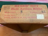 RUGER 77 R, FLAT BOLT, 6.5 REMINGTON MAGNUM CAL. NEW IN THE BOX WITH RINGS - 5 of 5