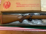 RUGER 77 R, FLAT BOLT, 6.5 REMINGTON MAGNUM CAL. NEW IN THE BOX WITH RINGS - 3 of 5