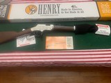 HENRY SILVER BOY 17 HMR CAL. NEW IN THE BOX - 1 of 5