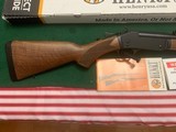 HENRY SINGLE SHOT RIFLE 450 BUSHMASTER CAL., WALNUT STOCK, NEW IN THE BOX - 2 of 5