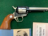 COLT COMMERATIVE “LAWMAN SERIES” SCOUT 22 LR. “WYAT EARP” 12” BARREL, NEW IN COLT PRESENTATION CASE WITH PAPER WORK - 2 of 5