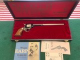 COLT COMMERATIVE “LAWMAN SERIES” SCOUT 22 LR. “WYAT EARP” 12” BARREL, NEW IN COLT PRESENTATION CASE WITH PAPER WORK - 1 of 5