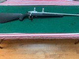 RUGER 77/44, 44 MAGNUM, STAINLESS WITH RINGS, - 1 of 5
