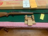 RUGER 77 RT ( MONTANA RANCH RIFLE ) 257 ROBERTS CAL., 24
TAPERED BARREL, ROUND TOP RECEIVER (EXTREMELY RARE) NEW IN THE BOX WITH OWNERS MANUAL