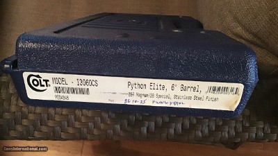COLT PYTHON ELITE 6” STAINLESS NEW IN THE BOX WITH OWNERS MANUAL, HANG TAG, COLT LETTER, ETC. - Image 4 of 4