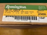 REMINGTON 870 WINGMASTER, LIGHT CONTOUR 12 GA. HIGH GLOSS FINISH, 28” REM CHOKE BARREL WITH 3” CHAMBER, NEW IN THE BOX WITH OWNERS MANUAL - 5 of 5