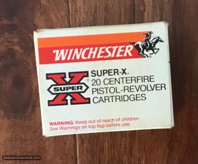 AMMO 41 REM. MAGNUM, WINCHESTER SUPER-X, 175 GR. SILVER TIP HOLLOW POINT, BOX OF 20