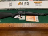 HENRY MODEL X, 45 LC. CAL. BIG BOY CARBINE, THREADED BARREL, NEW INTHE BOX - 1 of 5