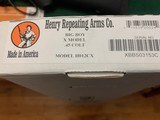 HENRY MODEL X, 45 LC. CAL. BIG BOY CARBINE, THREADED BARREL, NEW INTHE BOX - 5 of 5