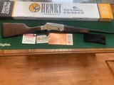 HENRY LONG RANGER “WILDLIFE ENGRAVED ANTELOPE” 243 WIN. CAL. NEW IN THE BOX - 1 of 5