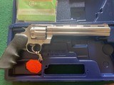 COLT ANACONDA
44 MAGNUM 8” STAINLESS, HIGH COND. IN THE BOX WITH OWNERS MANUAL ETC. - 2 of 5