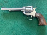 RUGER SINGLE 9 STAINLESS, 22 MAGNUM, 6” BARREL, 9 SHOT, 99% COND. - 2 of 4