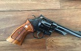 SMITH & WESSON 27-2, 357 MAGNUM, NEW UNFIRED, UNTURNED, 100% COND. IN THE WOOD PRESENTATION CASE WITH CLEANING TOOLS, OWNERS MANUAL, ETC. - 2 of 3