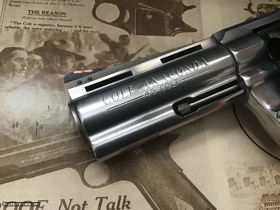 COLT ANACONDA 45 LC. 4” STAINLESS, MFG. 1994, NEW UNFIRED IN THE BOX - Image 5 of 7