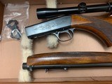 BROWNING BELGIUM TAKEDOWN 22 LR EARLY MFG. WITH DESIRED WHEEL SIGHT, COMES WITH REDFIELD SCOPE IN THE HARTMAN CASE - 2 of 5