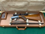 BROWNING BELGIUM TAKEDOWN 22 LR EARLY MFG. WITH DESIRED WHEEL SIGHT, COMES WITH REDFIELD SCOPE IN THE HARTMAN CASE - 3 of 5