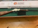 HENRY BOY SCOUTS OF AMERICA CENTENNIAL EDITION, GOLDEN BOY 22 LR., HOO4BSA, NEW IN THE BOX - 1 of 5