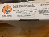 HENRY BOY SCOUTS OF AMERICA CENTENNIAL EDITION, GOLDEN BOY 22 LR., HOO4BSA, NEW IN THE BOX - 5 of 5