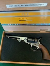 COLT 1862 POCKET NAVY 36 CAL. MUZZLE LOADER, NEW UNFIRED IN THE BOX