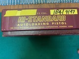HIGH STANDARD OLYMPIC MODEL 104, 22 SHORT CAL. INTEGRAL MUZZLE BRAKE & WEIGHTS, 6 3/4” BARREL, NEW IN THE BOX - 5 of 5