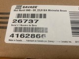 SAVAGE MARK 2, BSN, 22 LR. MINIMALIST BROWN, NEW IN THE BOX - 5 of 5