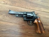 SMITH & WESSON 27-2, 357 MAGNUM, RARE 5” BLUE, TARGET TRIGGER, TARGET HAMMER, TARGET GRIPS,, NEW UNFIRED IN WOOD PRESENTATION BOX - 6 of 6