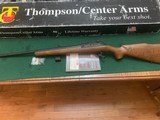 THOMPSON CENTER 22 CLASSIC “1 OF 250” ENGRAVED GOLD RABBIT, WALNUT STOCK, NEW IN THE BOX