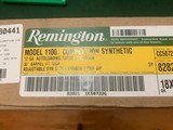 REMINGTON 1100 COMPETITION SYNTHETIC TARGET, 12 GA., 30” WIDE VENT RIB, WITH 5 PROBORE CHOKE TUBES, LIKE NEW IN THE BOX - 5 of 5