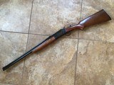 SAVAGE 24B, 22 LR. OVER 410 GA. WALNUT STOCK & FOREARM, POPULAR SIDE BUTTON BARREL SELECTOR, 99% COND. - 1 of 6