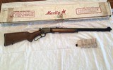 MARLIN GOLDEN 39 A, 22 LR MICRO-GROOVE BARREL, JM STAMPED, GOLD TRIGGER, NEW UNFIRED IN THE BOX - 1 of 8