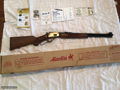 MARLIN 1894, 41 MAGNUM, JM STAMPED, 20”BARREL NEW UNFIRED IN THE BOX WITH OWNERS MANUAL, ETC.