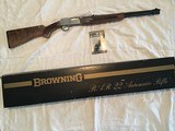 BROWNING BAR 22 LR. GRADE 2, SATIN SILVER ENGRAVED RECEIVER, NEW IN THE BOX WITH OWNERS MANUAL - 1 of 8