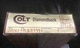 COLT DIAMONDBACK 22 LR., 6” BRIGHT NICKEL, NEW UNFIRED, UNTURNED, IN THE BOX WITH OWNERS MANUAL, HANG TAG, ETC. - 7 of 7