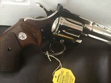 COLT DIAMONDBACK 22 LR., 6” BRIGHT NICKEL, NEW UNFIRED, UNTURNED, IN THE BOX WITH OWNERS MANUAL, HANG TAG, ETC. - 5 of 7