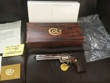COLT DIAMONDBACK 22 LR., 6” BRIGHT NICKEL, NEW UNFIRED, UNTURNED, IN THE BOX WITH OWNERS MANUAL, HANG TAG, ETC. - 1 of 7