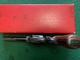 SMITH & WESSON KIT GUN, PRE MODEL 34, 22 LR., I FRAME, 4” BLUE, SERIAL NO. 2480, MFG. 1950, 99% COND. IN THE BOX - 4 of 5