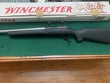 WINCHESTER 70 SA, 22-250, 26” HEAVY VARMINT, STAINLESS, MFG. IN THE USA. 99+% COND. IN THE BOX WITH SCOPE RINGS, - 2 of 5