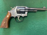 SMITH & WESSON 10-2, 38 SPC., “RARE 5” BARREL” 99% COND. IN THE BOX WITH OWNERS MANUAL - 3 of 5