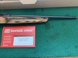 SAVAGE 93R17 MINIMALIST 17 HMR CAL. LAMINATE STOCK, THREADED BARREL, NEW IN THE BOX WITH OWNERS MANUAL - 3 of 5