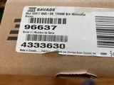 SAVAGE 93R17 MINIMALIST 17 HMR CAL. LAMINATE STOCK, THREADED BARREL, NEW IN THE BOX WITH OWNERS MANUAL - 5 of 5