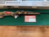 SAVAGE 93R17 MINIMALIST 17 HMR CAL. LAMINATE STOCK, THREADED BARREL, NEW IN THE BOX WITH OWNERS MANUAL - 1 of 5