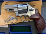 SMITH & WESSON 629, 44 MAGNUM CAL. 2 3/4” BARREL, PERFORMANCE CENTER 6 SHOT, AS NEW IN THE BOX WITH OWNERS MANUAL - 3 of 5
